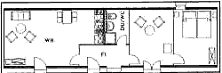 familienfreundliche  Fewo 2 bis 2 Schlafzimmer (2+3)